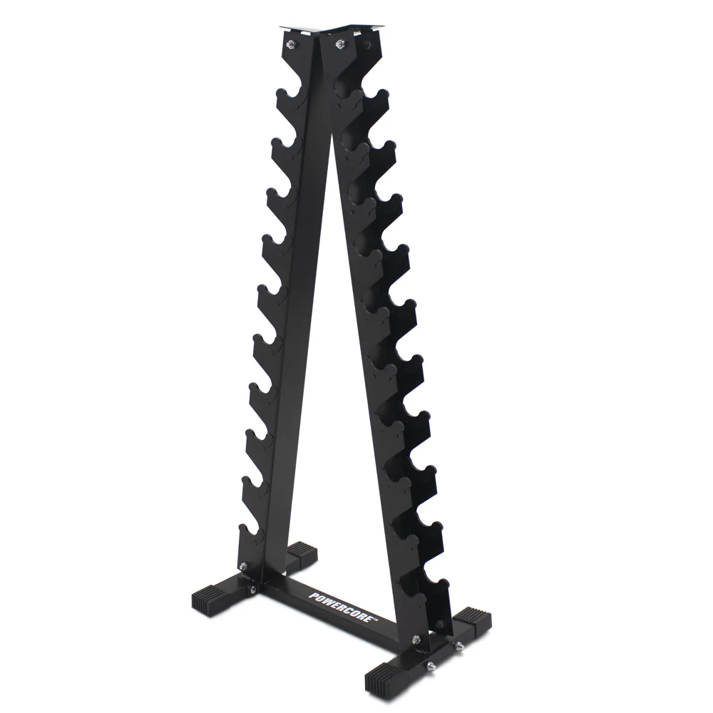 Powercore Aerobic Dumbbell Rack (10 Pairs of Light Dumbbells) - Image 4